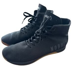 Nobull Outwork Trainer Superfabric High Top Men's 14 Workout Gym Shoes Black Gum